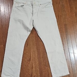 Ralph Lauren Cream Straight Jeans Classic Style